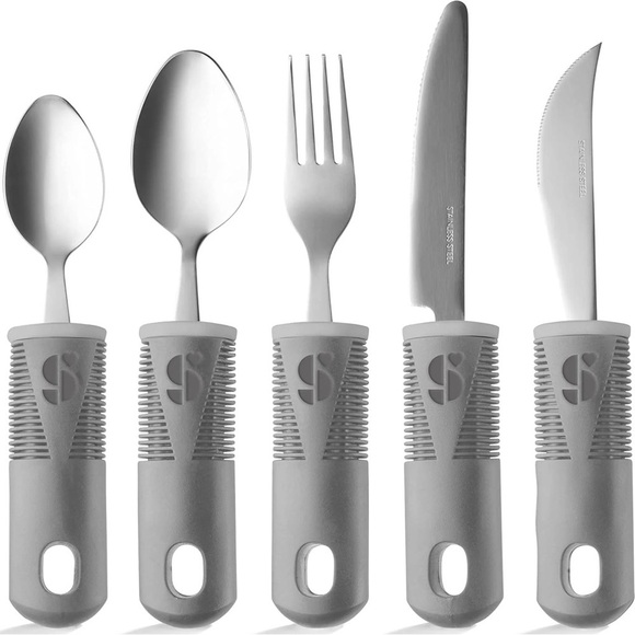 special supplies Other - Adaptive Utensils nonslip handles, non-weighted, stainless steel